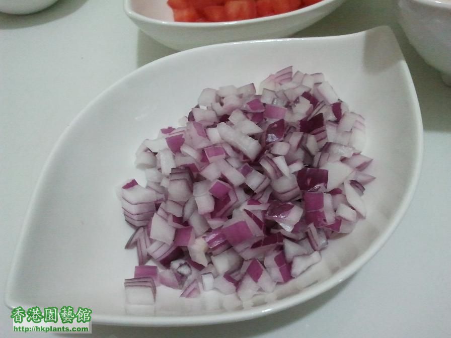 紫洋蔥切粒
